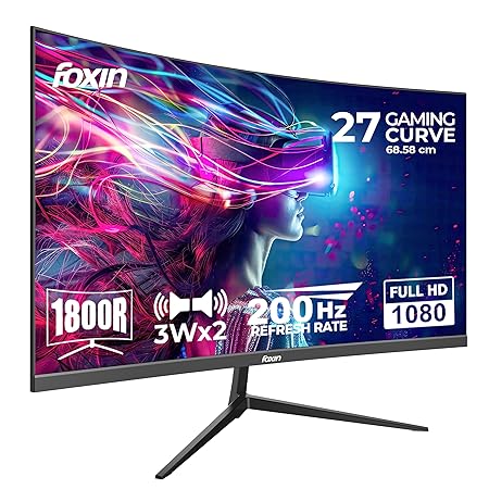 Foxin Phantom Curved Gaming Monitor
