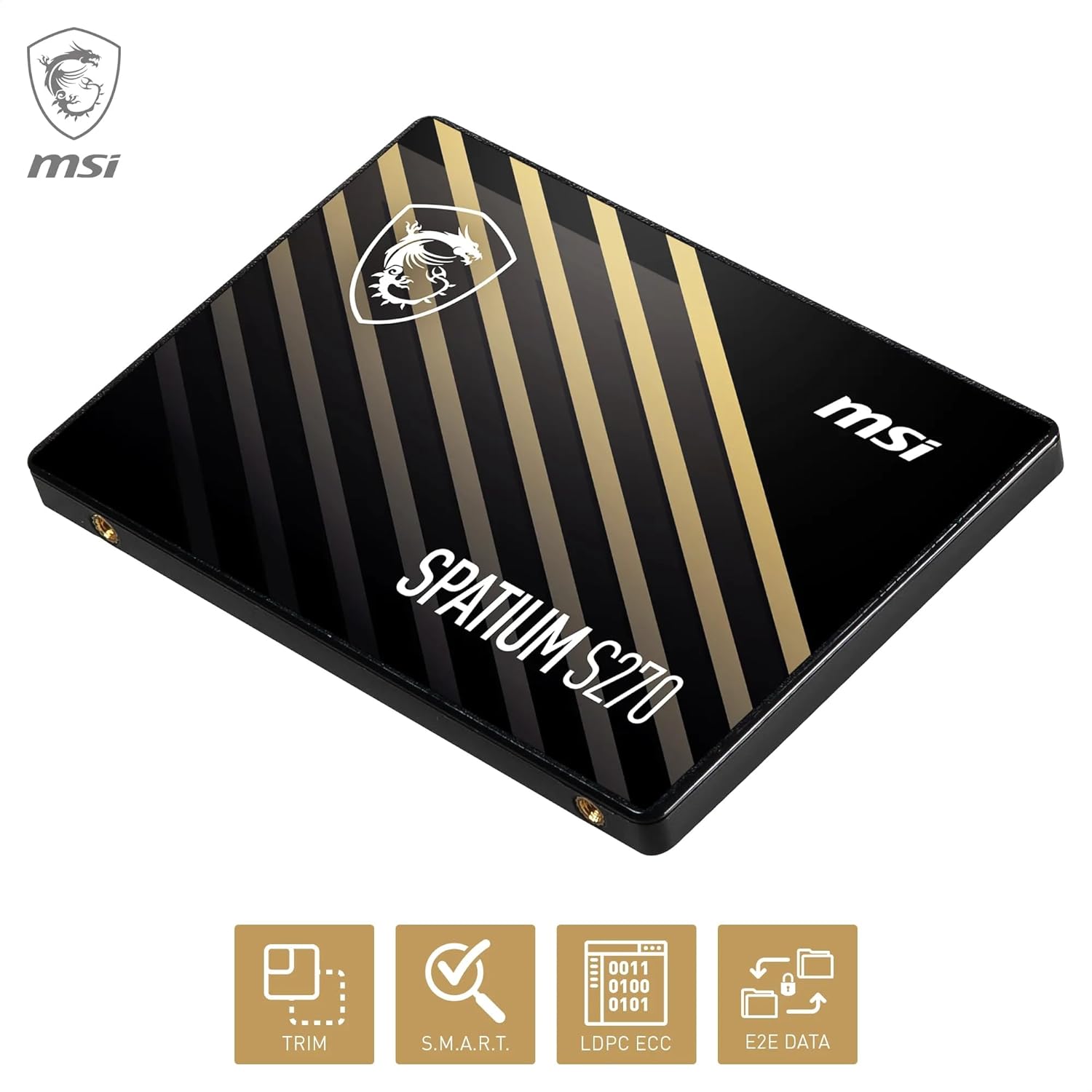 MSI SPATIUM S270 SATA III, 2.5inch, 240GB Internal SSD - Image 2
