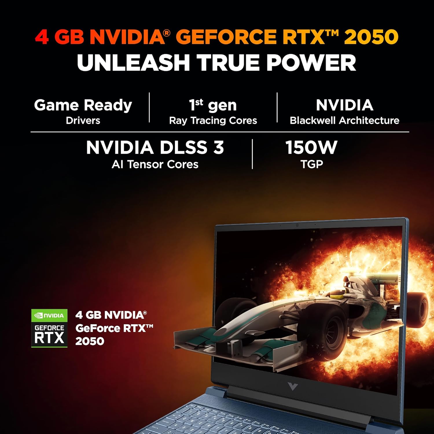 HP Victus, AMD Ryzen 7 7445HS, 4GB RTX 2050 - Image 7