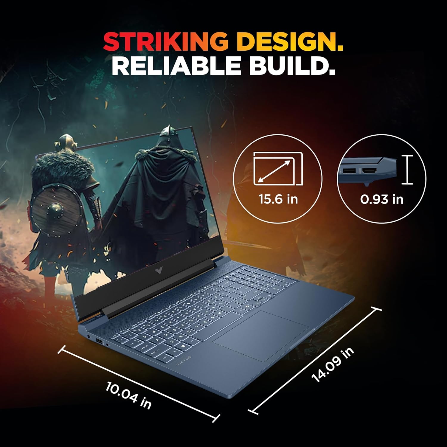 HP Victus, AMD Ryzen 7 7445HS, 4GB RTX 2050 - Image 2
