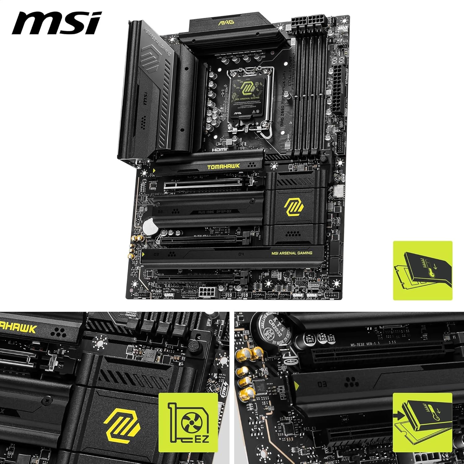 MSI MAG Z890 Tomahawk WiFi Gaming Motherboard - Image 6