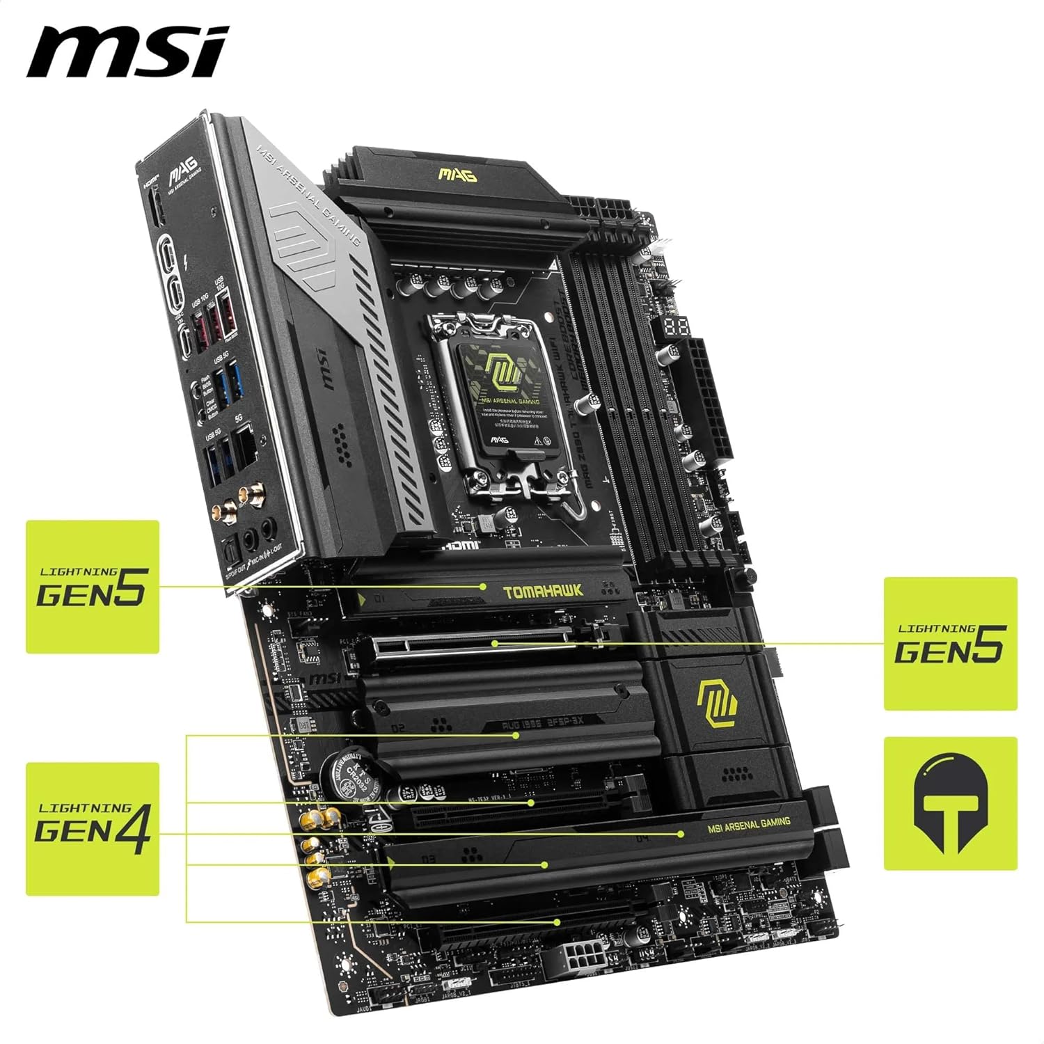 MSI MAG Z890 Tomahawk WiFi Gaming Motherboard - Image 4