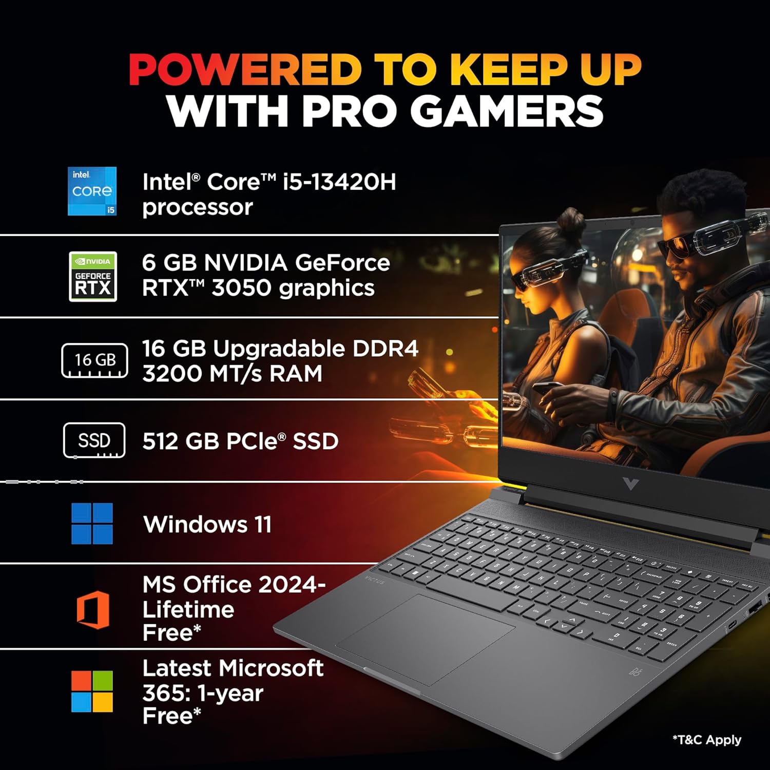 HP Victus, 13th Gen RTX 3050 - Image 7