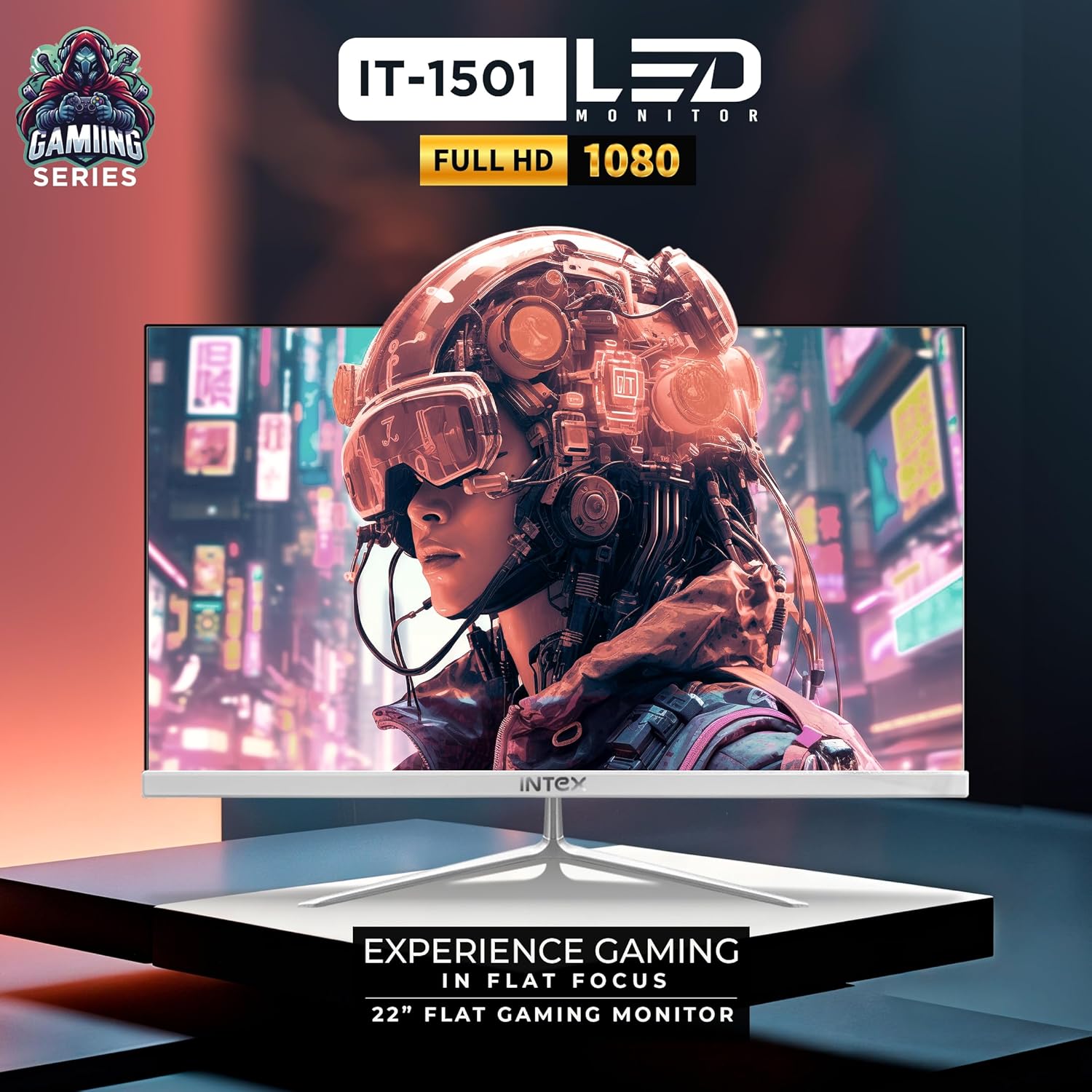 Intex 22 Inch Flat Gaming Monitor Display - Image 5